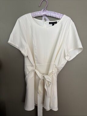 Lane Bryant Belted Blouse